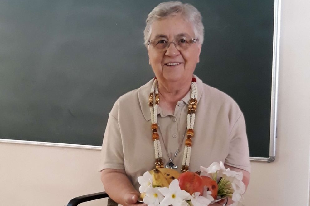 Suor Paola Vizzotto in una foto recente - Per gentile concessione di suor Paola Vizzotto