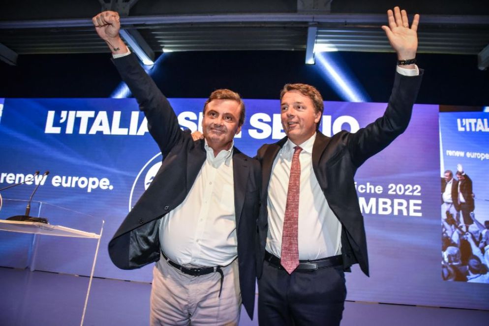 Matteo Renzi e Carlo Calenda - Ansa