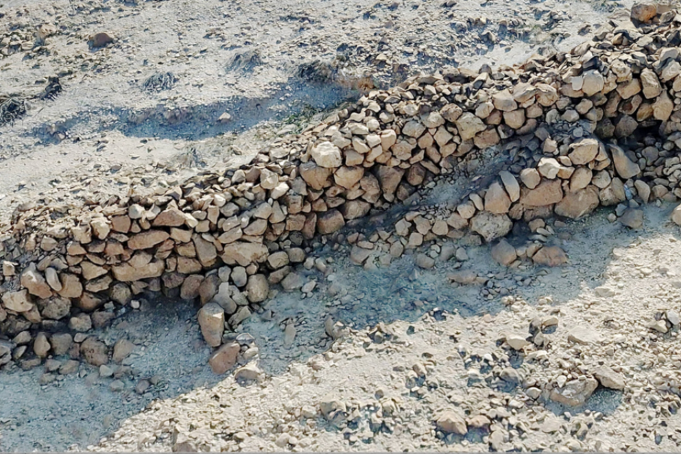 Ricostruzione di come appariva la rampa/scala costruita dai romani - Journal of Roman Archaeology