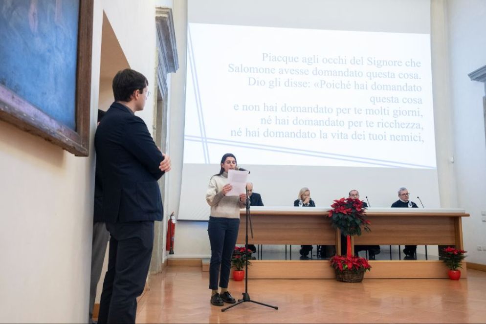 Milano: Parola di Dio e preghiera hanno aperto l'inaugurazione dell'anno accademico 2023-2024 della Facoltà Teologica dell'Italia settentrionale - Fotogramma