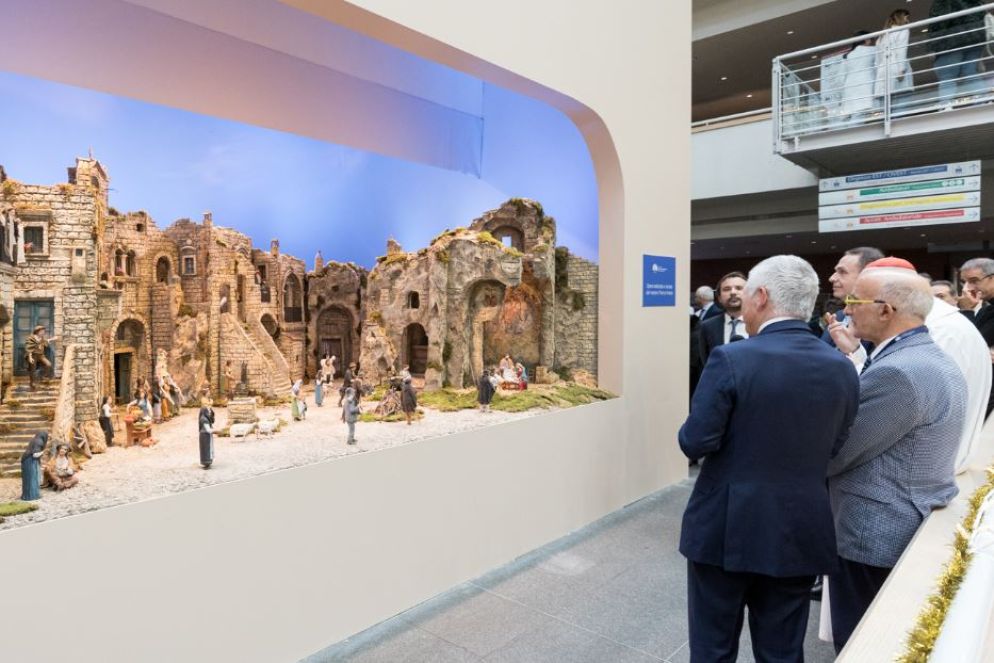 L'inaugurazione del presepe - Francesco Ferruzzi