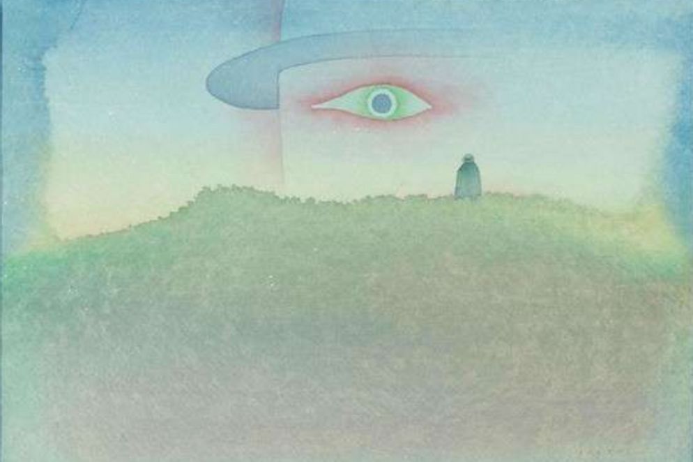 Jean-Michel Folon, “Dialogue”, 1975 - © Fondation Folon, ADAGP 2022