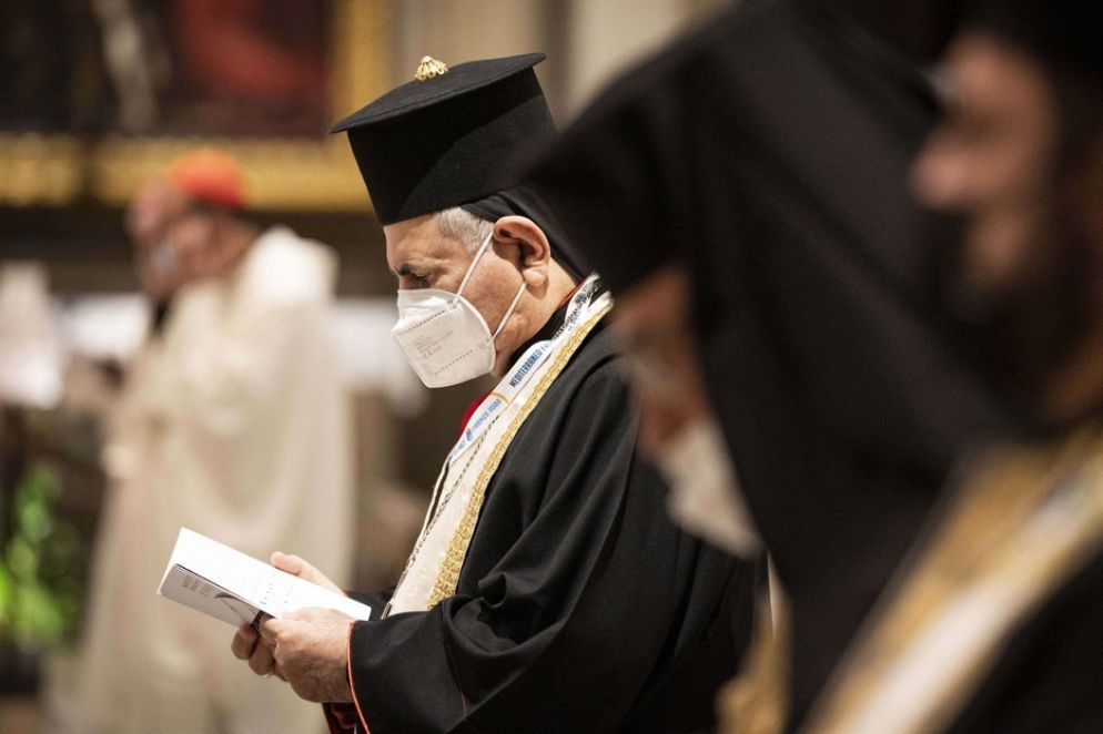 I vescovi del Mediterraneo all'Incontro per la pace in corso a Firenze - © Siciliani-Gennari/CEI