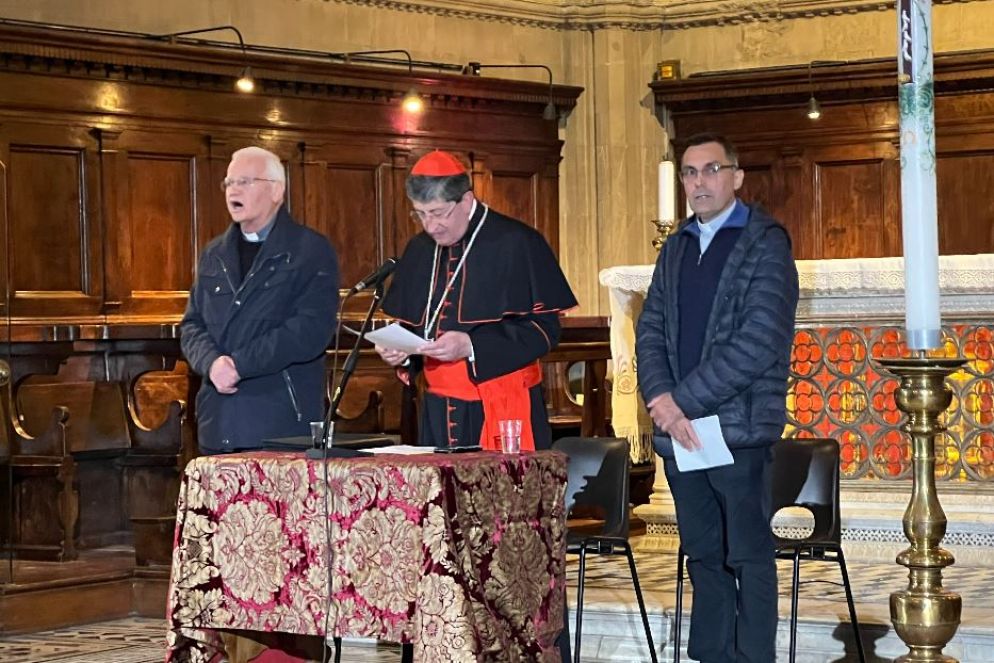 L'annuncio della nomina di don Gherardo Gambelli come nuovo arcivescovo di Firenze - Gambassi