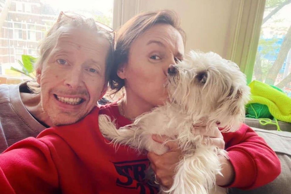 Jan Rot con la moglie