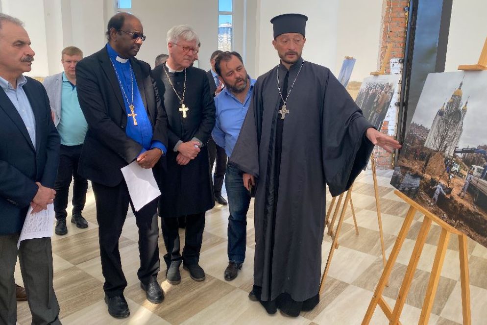 A Bucha la delegazione del Consiglio ecumenico delle Chiese in "missione di pace" in Ucraina - Wcc