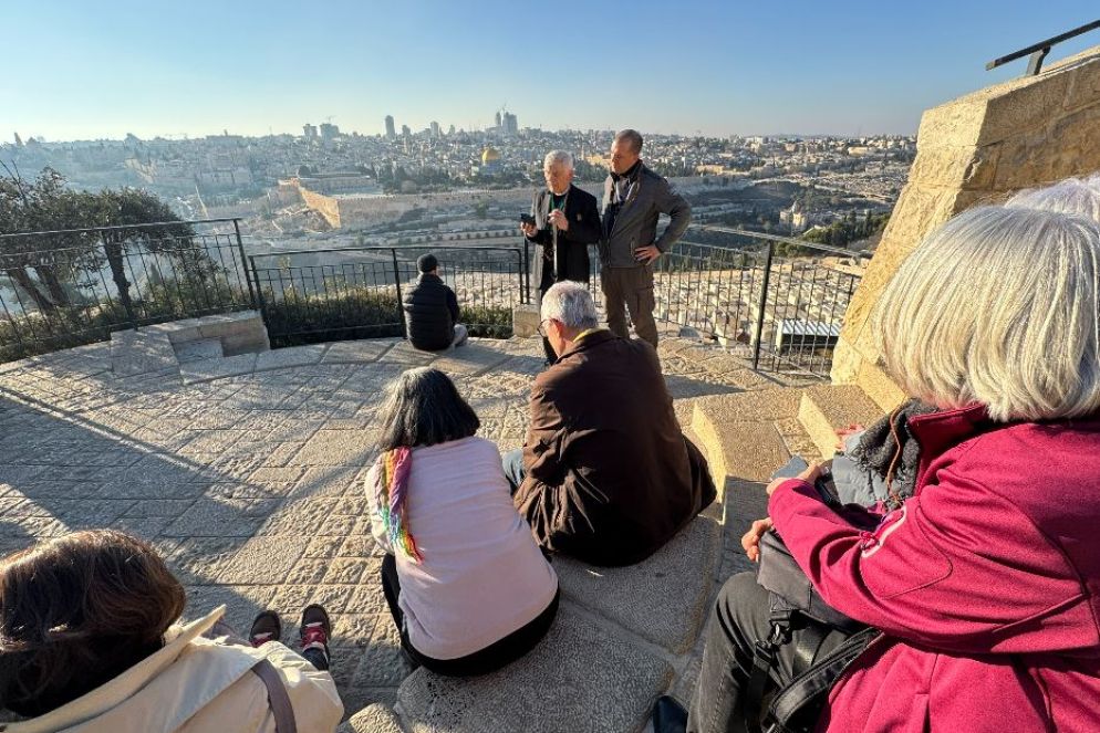 Un momento del pellegrinaggio della diocesi di Bologna in Terra Santa dei primi giorni di gennaio 2025 - .