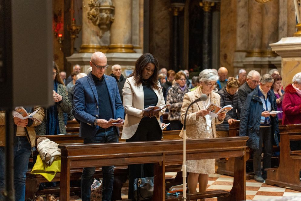 Da sinistra, i tre testimoni del martirio di Haiti: Alessandro De Marchi, Iliana Joseph e Adele Dall'Orto - Riccardo Monticello