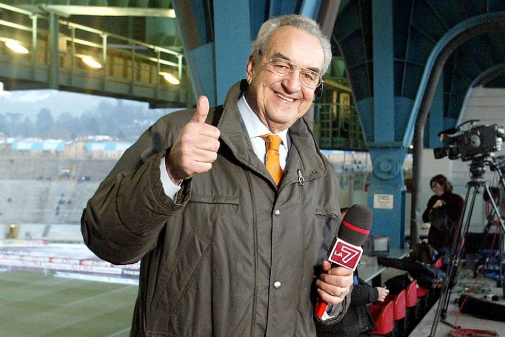 Pizzul ai microfoni di La7 - Ansa