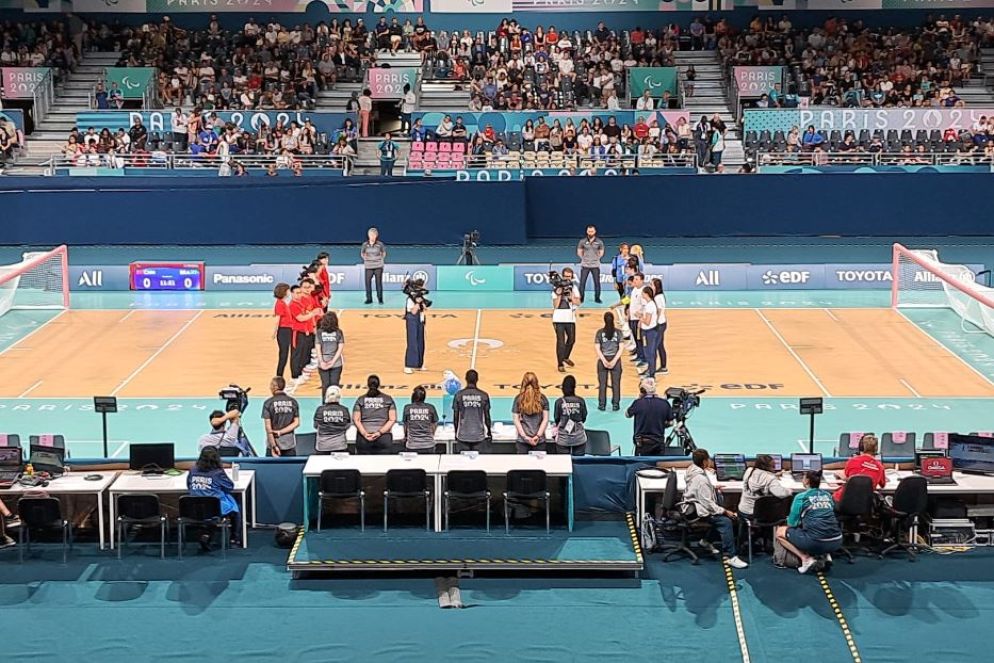 Il campo di goalball a Porte de Versailles - Avvenire