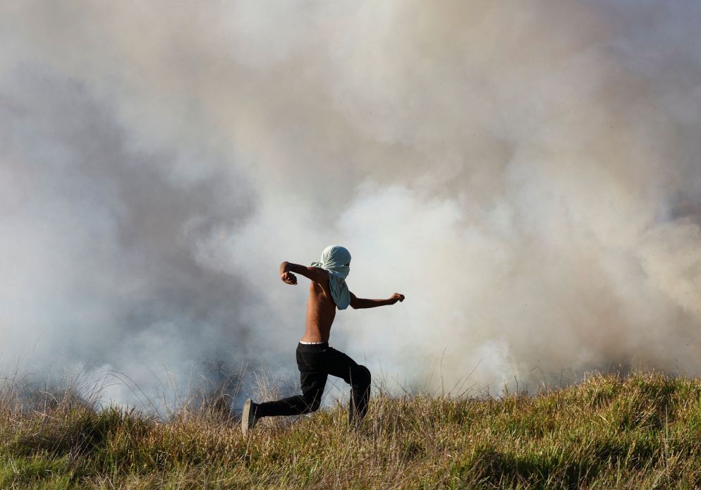 Proteste a Cape Flats, vicino a Città del Capo - Reuters