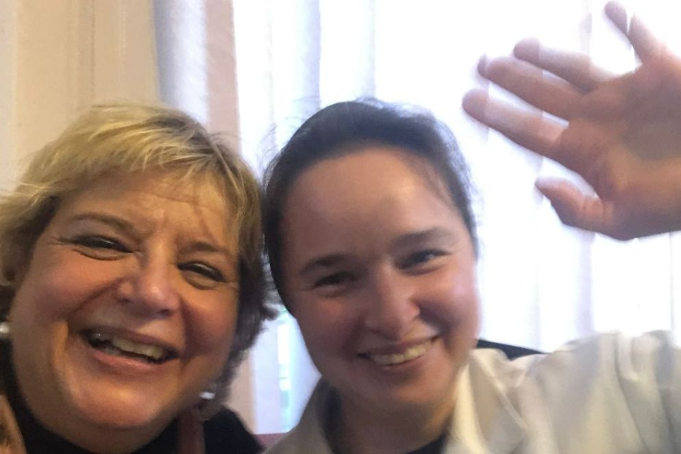 Matilde Leonardi con suor Giustina