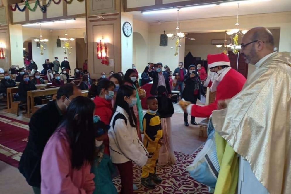 Il Natale festeggiato dalla comunità cattolica in Libia - Facebook George Bugeja