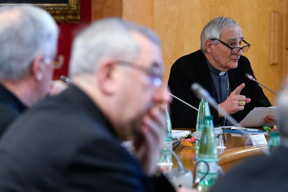 Il presidente della Cei, Zuppi apre il Consiglio permanente - Ansa