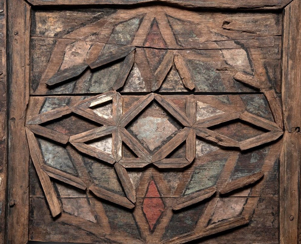 Un cassettone del soffito del Casa del rilievo di Telefo