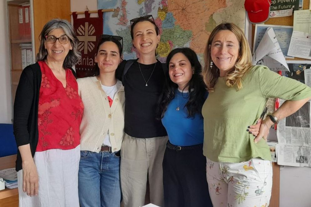 Il team di Caritas Italiana in Ucraina che si trova a Leopoli - Caritas Italiana