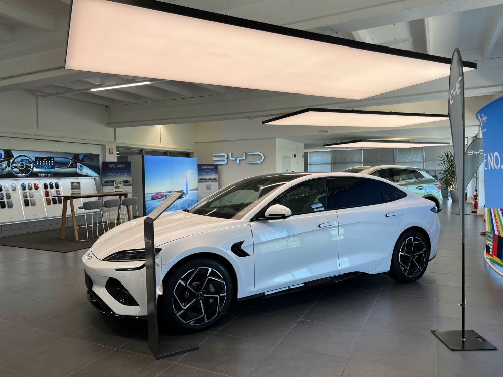 Uno degli showroom italiani di BYD presso le concessionarie di Autotorino - .