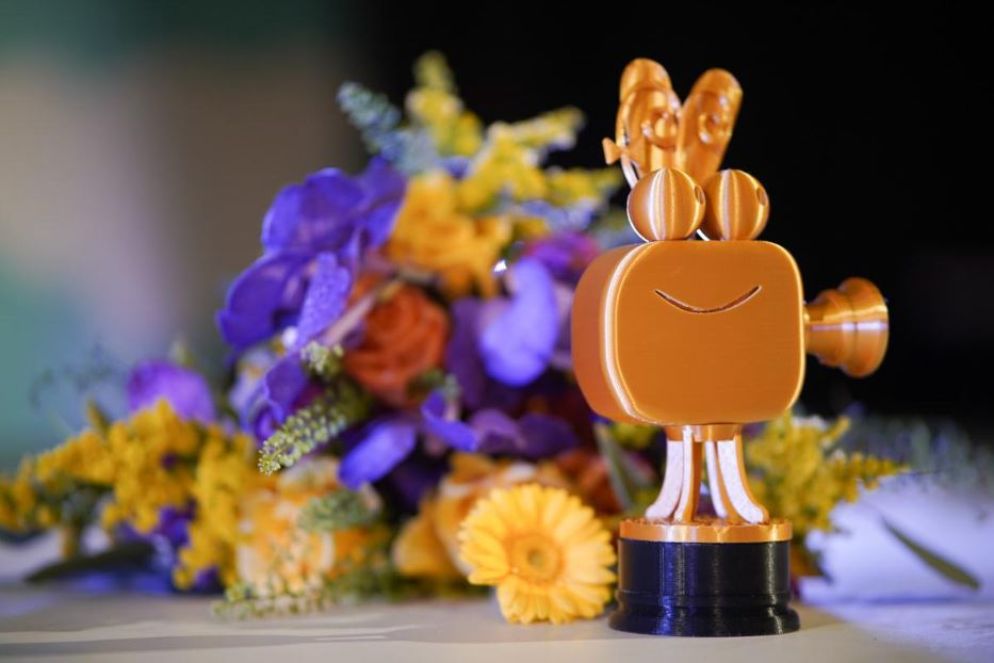 La statuetta premio della rassegna - Moscerine Film Festival