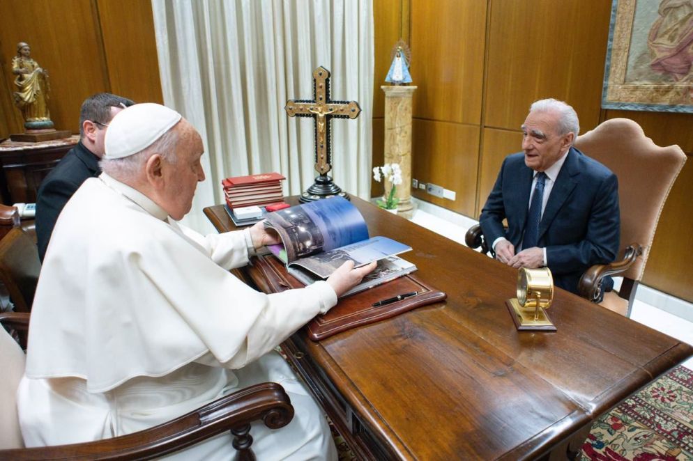 L'incontro tra il Papa e Martin Scorsese - Vatican Media
