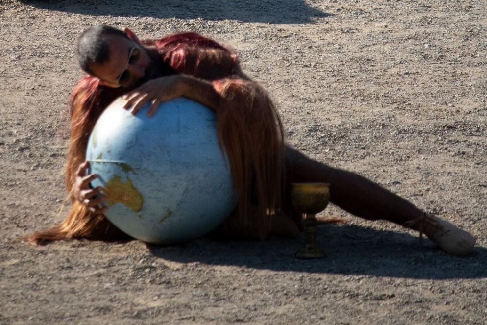 La quinta stazione de "L'Apocalisse a Boboli. Visioni dal Libro della Rivelazione" di Riccardo Massai - Foto Mic - Gallerie degli Uffizi