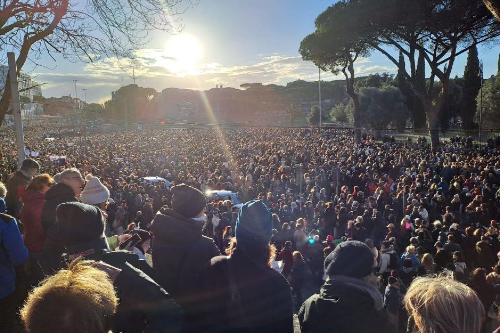 Marea Fucsia al Circo Massimo - ANSA