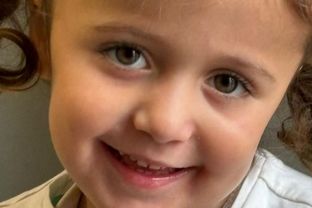 Il sorriso della piccola Lucia - (foto pubblicata con il permesso dei genitori)