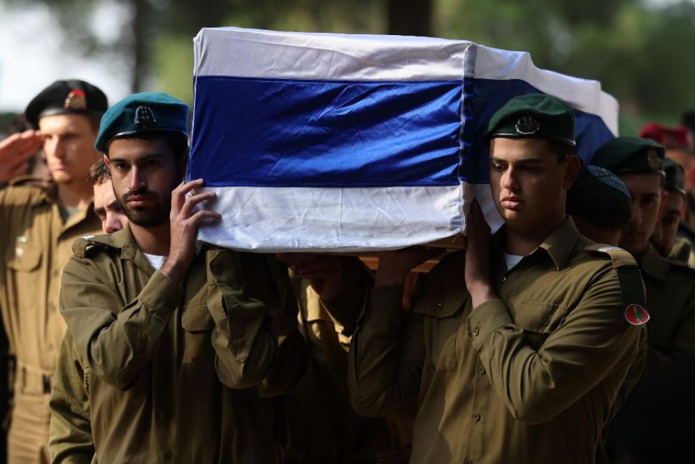I funerali a Gerusalemme di un soldato israeliano caduto in combattimento - ANSA