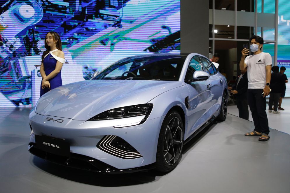 Una nuova auto del gruppo cinese Byd - ANSA