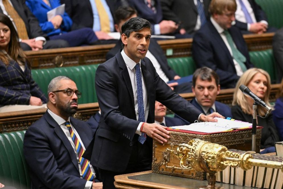 Il premier britannico Sunak in Parlamento - .