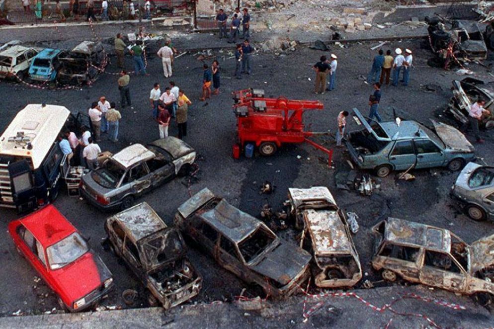 Via D’Amelio dopo la strage - Ansa