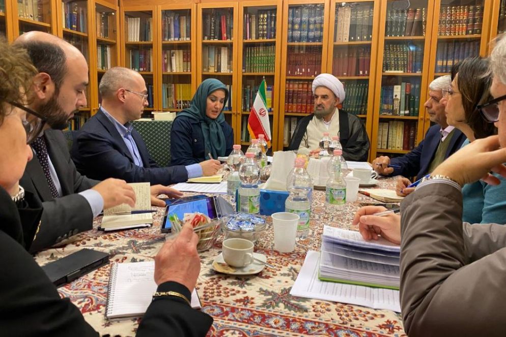 L’ambasciatore dell’Iran presso la Santa Sede, Mohammad Hossein Mokhtari, a colloquio con i giornalisti italiani - Ambasciata dell'Iran presso la Santa Sede