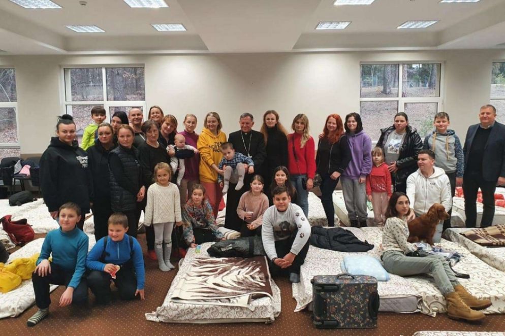 I profughi accolti da una parrocchia al confine fra Ucraina e Polonia - rkc.lviv.massmedia
