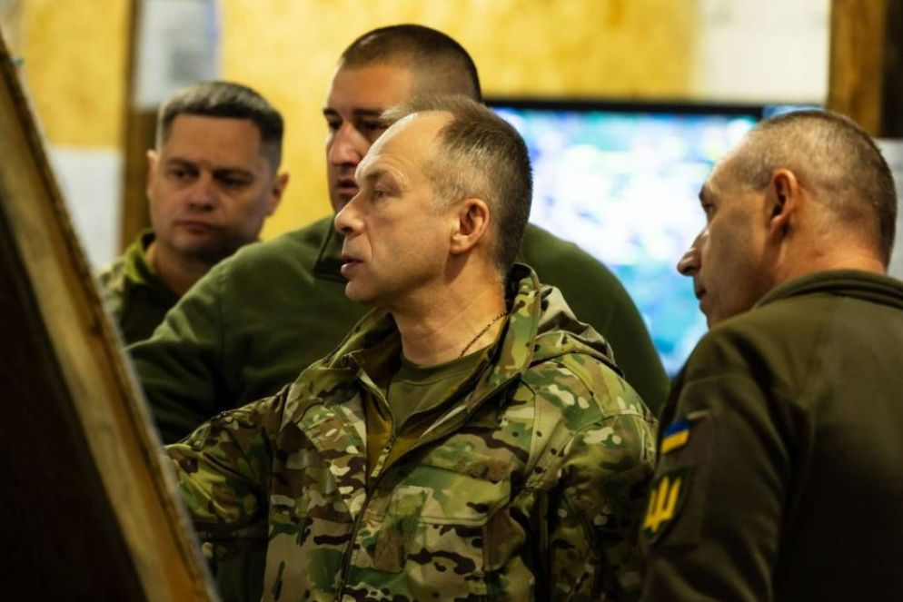 Il capo delle forze armate ucraine, Oleksandr Syrsky, in visita ai battaglioni lungo il fronte di Zaporizhzhia - Telegram