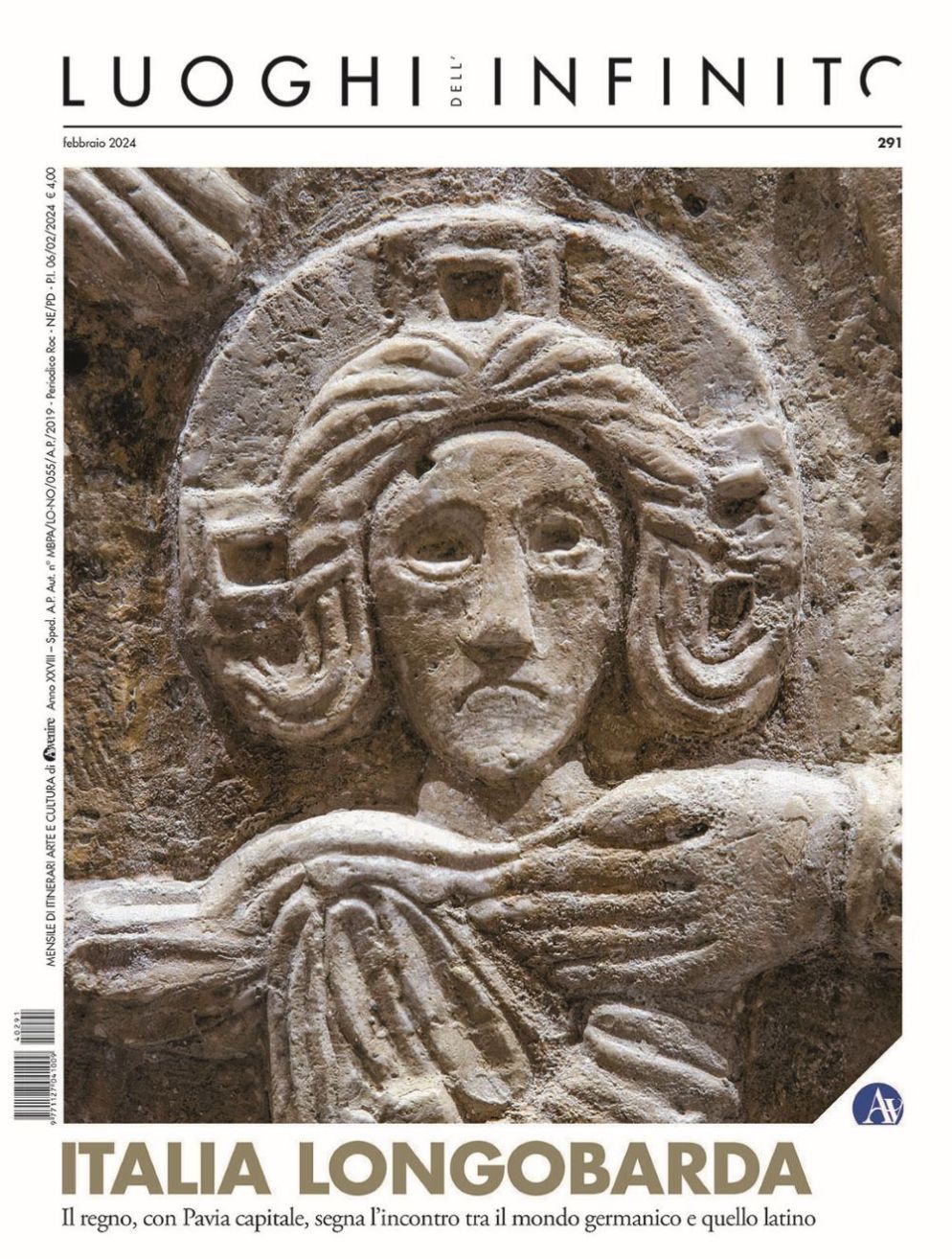 Luoghi dell'Infinito, copertina del numero 291febbraio 2023 - Luoghi dell'Infinito/Avvenire