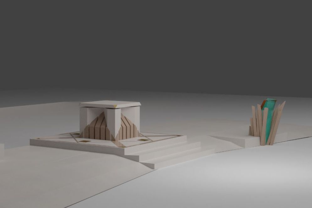 Raul Gabriel, idee per il presbiterio della chiesa di San Francesco, nella Abrahamic Family House - Raul Gabriel