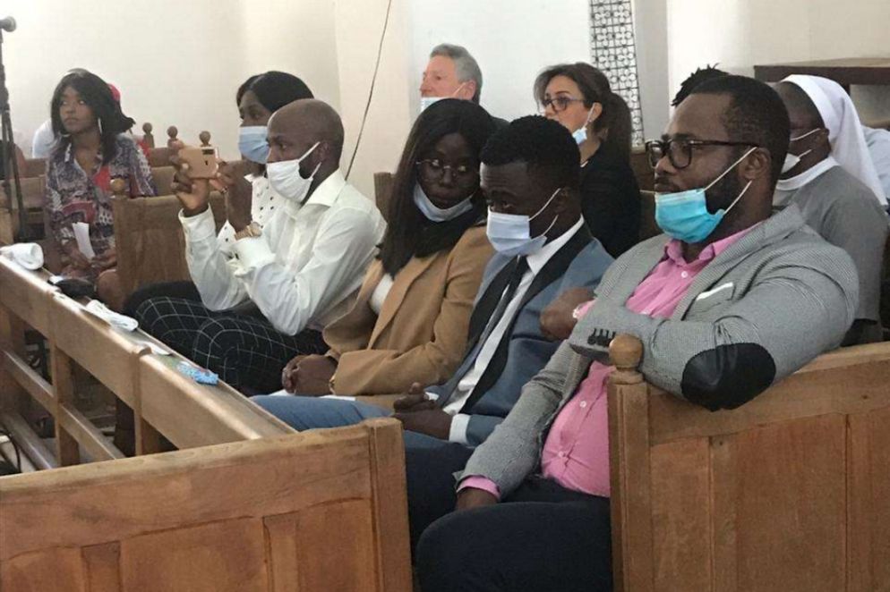 I fedeli durante una Messa in Marocco - @dioceserabat