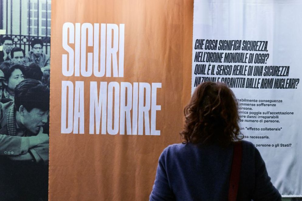 Un particolare della mostra - Beppe Raso