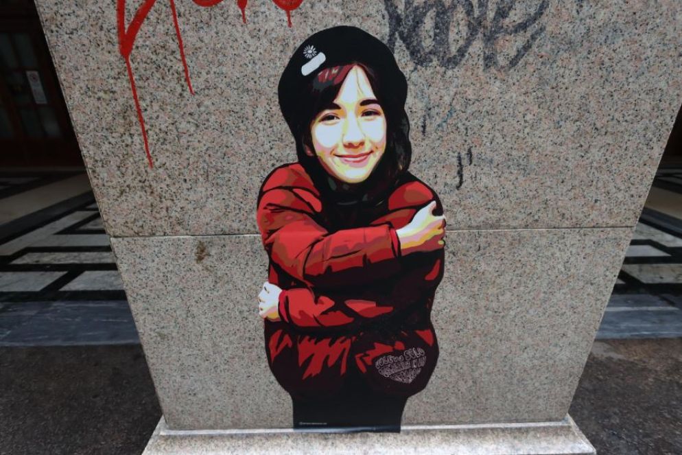 Un murales dedicato a Giulia Cecchettin - Ansa