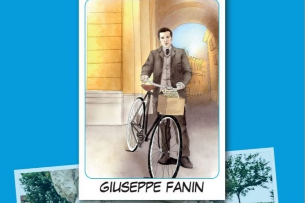 Il fumetto card dedicato a Giuseppe Fanin - Dall'Associazione Figurine Forever