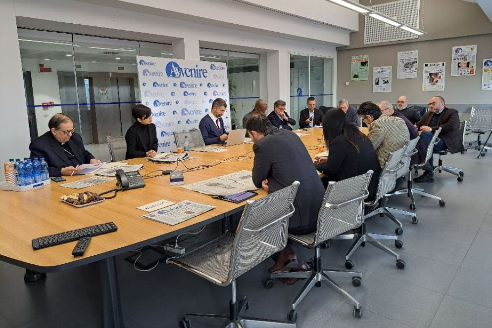 Un momento del Forum ad Avvenire - .