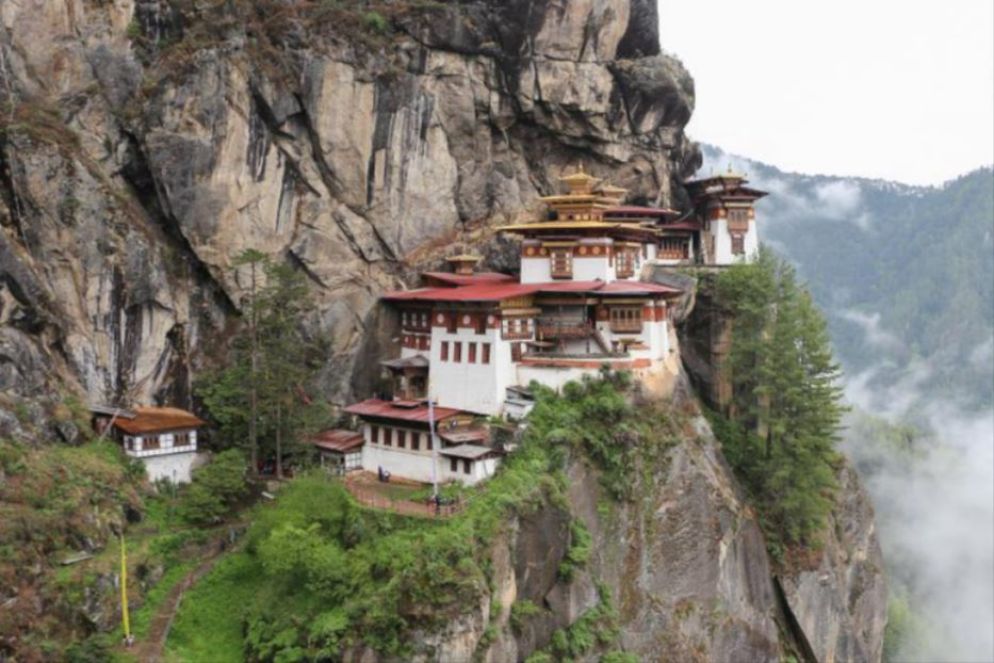 Il monastero buddhista di Taktsang, nella Valle di Paro, nel Buthan occidentale - .
