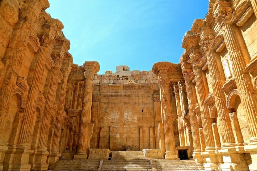 Libano, il tempio di Bacco nel sito, patrimonio Unesco, di Baalbek - undefined