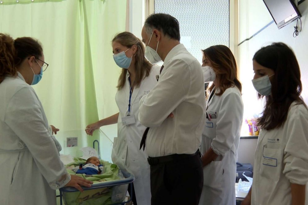 La dottoressa Bevilaqua - Ufficio stampa Gemelli