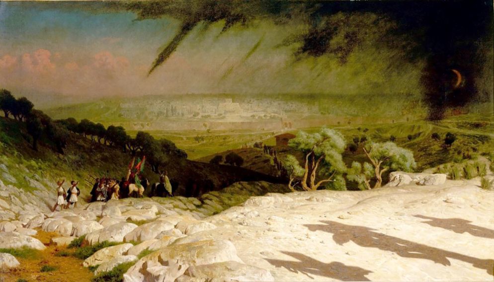 Jean-Léon Gérôme (1824-1904) Golgota, Consumatum est; La Crocifissione 1867. Olio su tela Cm 82 x 144,5 Grand Palais (Musée d'Orsay) / Hervé Lewandowski