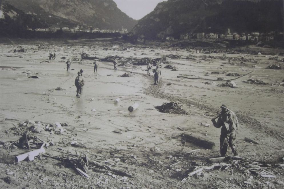 Longarone il giorno dopo la strage - Immagine tratta dal docufilm “Vajont '63, il coraggio di sopravvivere” (Venicefilm)